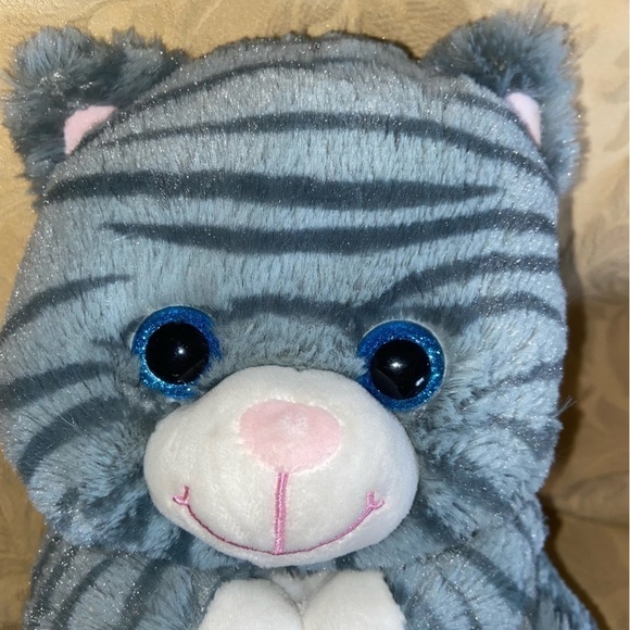 KELLY Toy striped kitten with blue eyes and bobbed tail. Adorable best friend. - Picture 4 of 6